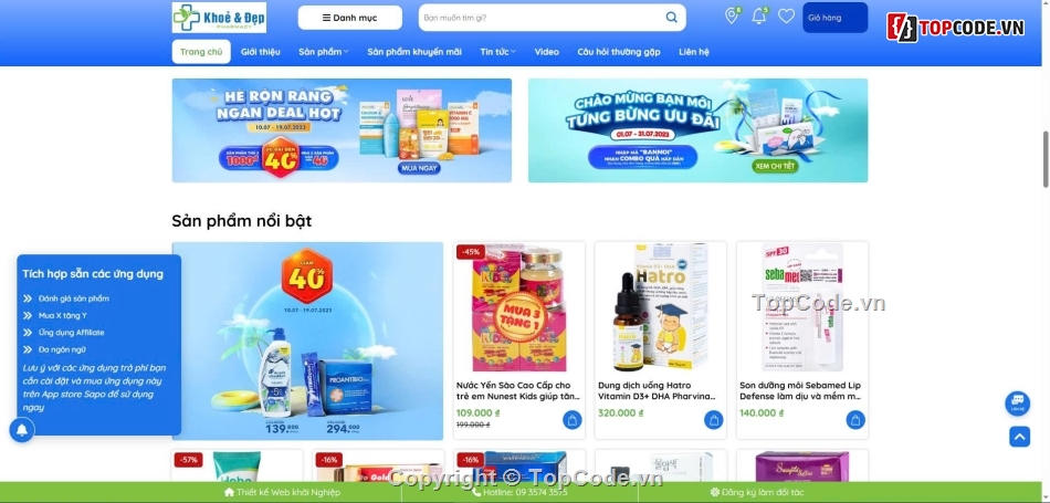 Website bán hàng,chuẩn seo,thuốc,nhà thuốc